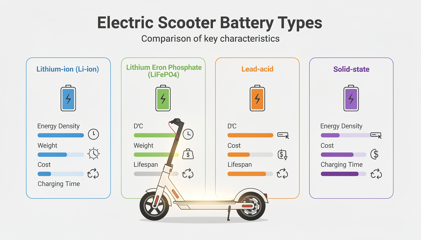 Les différents types de batteries pour scooter électrique 2 découvrez les différents types de batteries pour scooter électrique, leurs avantages et inconvénients, afin de choisir la mieux adaptée à vos besoins de mobilité.