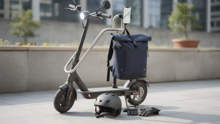 découvrez les accessoires indispensables pour optimiser votre confort et sécurité avec un scooter électrique. casques, antivols, supports et bien plus pour une expérience de conduite parfaite.