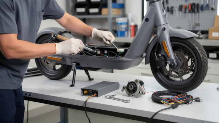 Les interventions courantes en mécanique scooter électrique à connaître 1 découvrez les interventions courantes en mécanique pour scooter électrique à connaître afin d'assurer l'entretien et la réparation optimale de votre véhicule.