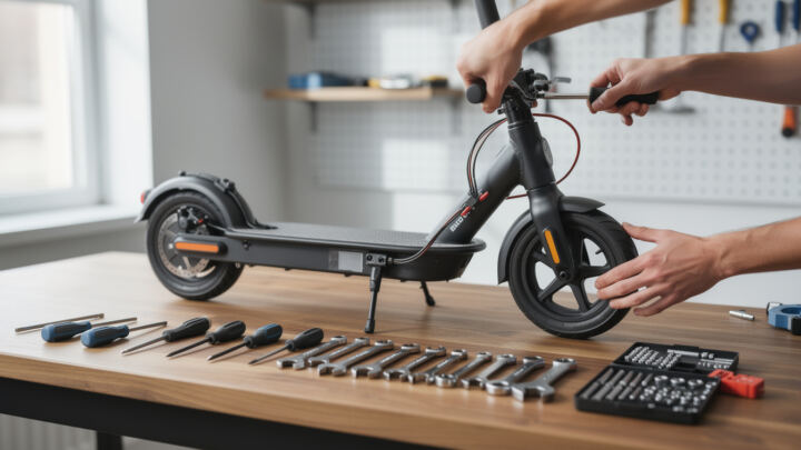 apprenez à assembler votre scooter électrique grâce à notre guide complet et nos conseils pratiques pour un montage facile et sécurisé.